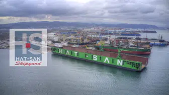 Hat-San (HATSN), yurt dışı müşterisine gemi bakım-onarım projesini teslim etti